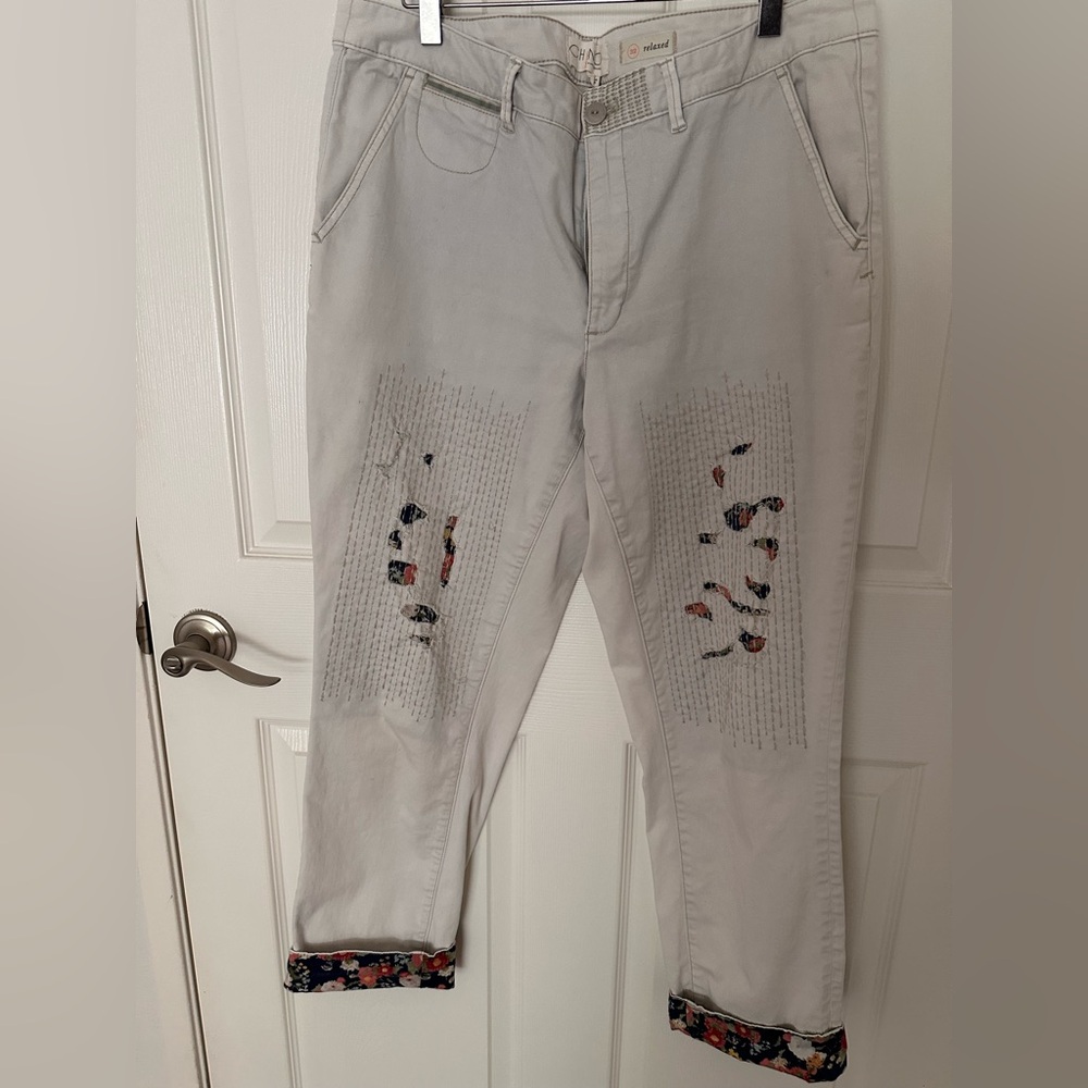 ANTHROPOLOGIE CHINO PANTS